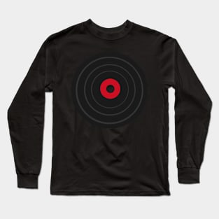 Red Record Long Sleeve T-Shirt